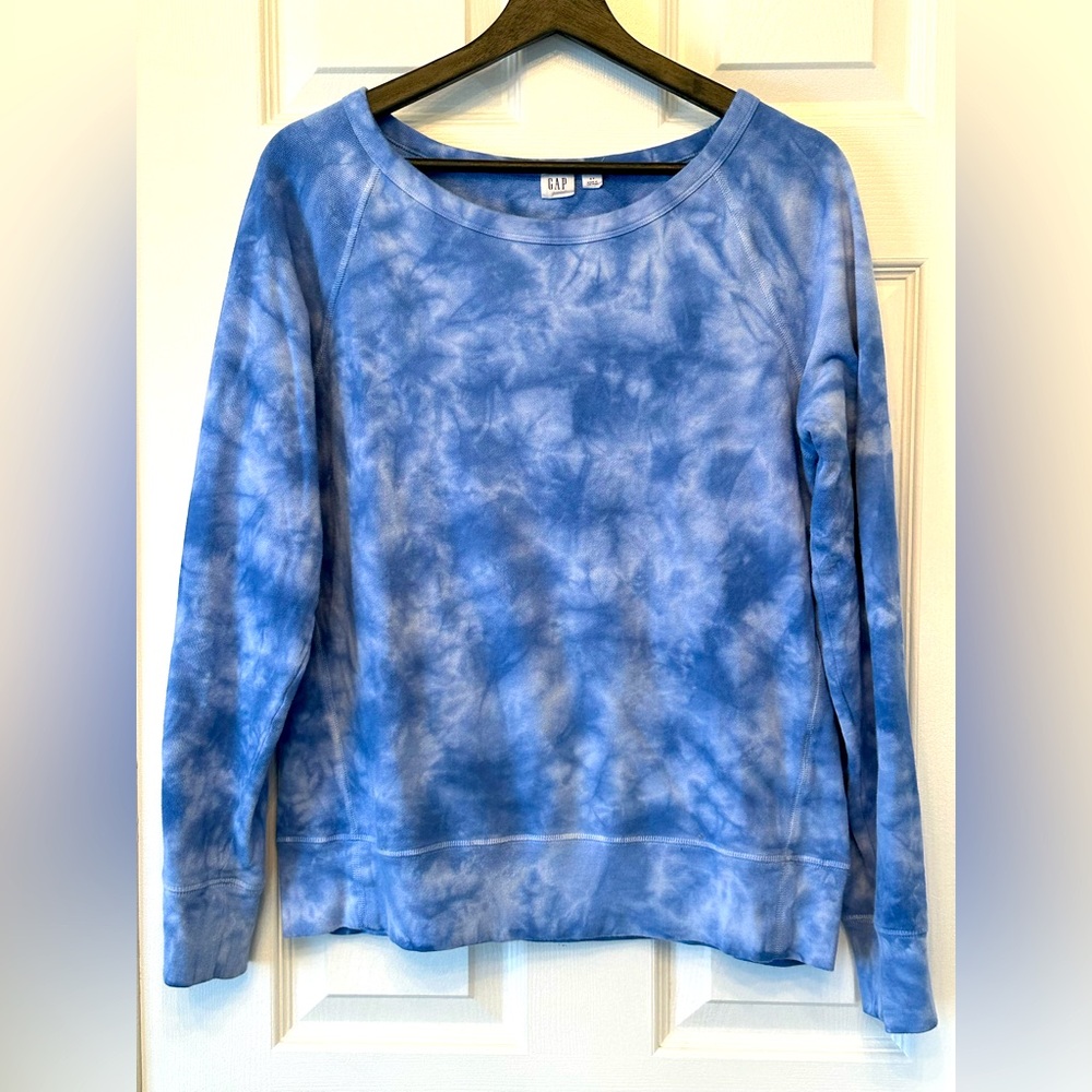 Gap Blue Tie-Dye Sweatshirt